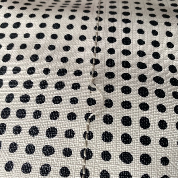 Fossil Coated Canvas Polka Dot Large City Tote - Picture 9 of 13